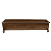 Rusty Metal Trough Planters (Set of 3)