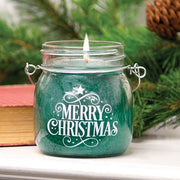 Merry Christmas 6oz Balsam Fir Jar Candle