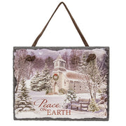 Winter Greetings Hanging Slate  (3 Count Assortment)