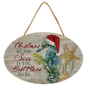 Christmas by the Sea Wooden Ornament  (3 Count Assortment)