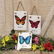 Butterfly Growth Painted Slate  (3 Count Assortment)