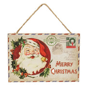 Vintage Christmas Postcard Ornament  (3 Count Assortment)