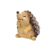 Glittered Resin Pinecone Hedgehog  (4 Count Assortment)