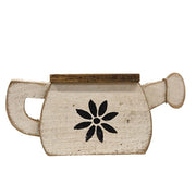 Rustic Wood Watering Can Planter  (2 Count Assortment)