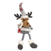 Stuffed Holiday Moose Shelf Sitter  (2 Count Assortment)