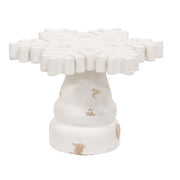 Snowflake Candle Pedestal - 4 In H