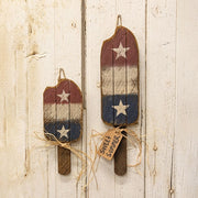 Rustic Lath Hanging Sweet Summer Popscicle - 18"H