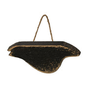 Rustic Wood Pumpkin - Sunflower - or Crow Ornament  (3 Count Assortment)