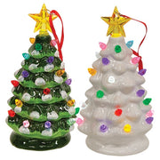 LED Resin Christmas Tree Ornament  (2 Count Assortment)
