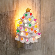 Resin Christmas Tree Nightlight  (2 Count Assortment)