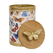 Inspirational Butterflies Canister With Lid - 5.25"x7.25"H