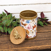 Inspirational Butterflies Canister With Lid - 5.25"x7.25"H