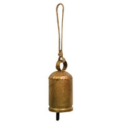 Distressed Golden Bell Ornament - 4.25"H
