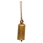 Distressed Golden Bell Ornament - 6"H