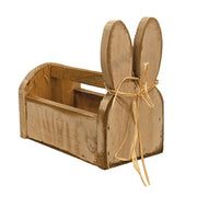 Rustic Wood Bunny Tote  (4 Count Assortment)