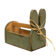 Rustic Wood Bunny Tote  (4 Count Assortment)
