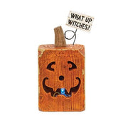 Carved Look Resin Jack O'Lantern Luminary  (3 Count Assortment)