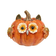 Resin Harvest Owl Pumpkin  (3 Count Assortment)