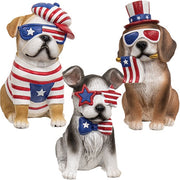 Resin Americana Dog  (3 Count Assortment)