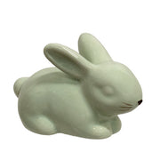 Ceramic Pastel Laying Easter Bunny Figure  (4 Count Assortment)