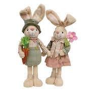 Standing Country Easter Bunny  (2 Count Assortment)