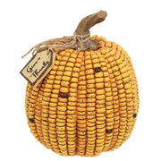 Harvest Words Corn Pumpkin - 6"H  (3 Count Assortment)