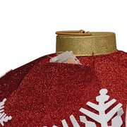 Collapsible LED Snowflake Ball Ornament  (2 Count Assortment)