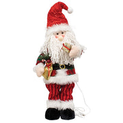Animated Plush Standing Santa/Snowman - 24"H  (2 Count Assortment)