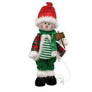 Animated Plush Standing Santa/Snowman - 24"H  (2 Count Assortment)