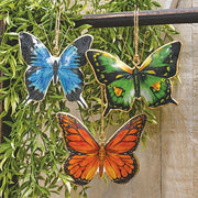 Metal Puffy Butterfly Ornament  (3 Count Assortment)