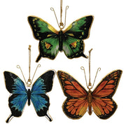 Metal Puffy Butterfly Ornament  (3 Count Assortment)