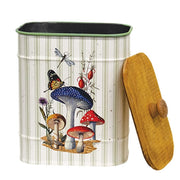 Mushroom Patch Metal Container with Lid  (3 Count Assortment)