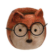 Resin Spectacled Garden Friend Planter  (3 Count Assortment)