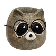 Resin Spectacled Garden Friend Planter  (3 Count Assortment)