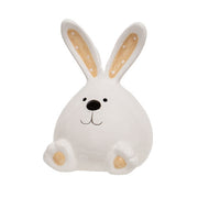 Ceramic Polka Dot Ear Sitting Easter Bunny  (2 Count Assortment)