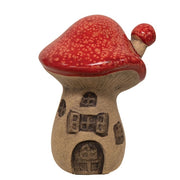 Terracotta Mushroom Fairy House  (3 Count Assortment)