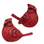 Resin Sitting Cardinal - 10"H  (2 Count Assortment)
