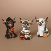 Resin Halloween Highland Figure  (3 Count Assortment)