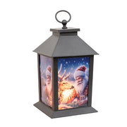 LED Fireglow Christmas Wonderland Lantern - 10"H  (3 Count Assortment)