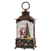 Winter Wonderland Spinning Water Globe Lantern  (2 Count Assortment)