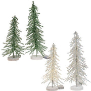 Sparkling LED Tinsel Trees  (Set of 2) (2 Count Assortment)