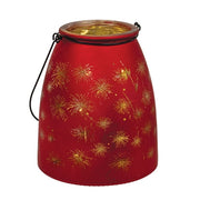 Glass Firecracker Luminary With 10 Count LED Light Strand  (3 Count Assortment)