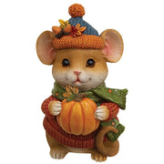 Resin Harvest Mouse - 4.5"H  (3 Count Assortment)