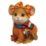 Resin Harvest Mouse - 4.5"H  (3 Count Assortment)