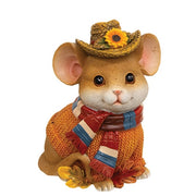 Resin Harvest Mouse - 4.5"H  (3 Count Assortment)