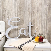 "Eat" Wooden Cutout Wall Hanging