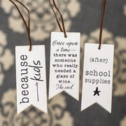 "Because Kids" Wine Tags (Set of 3)