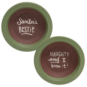 Santa's Bestie Dish Cup  (2 Count Assortment)