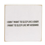 Sleep Like a Baby Square Block  (2 Count Assortment)