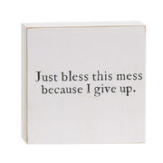 Just Bless This Mess Block  (2 Count Assortment)